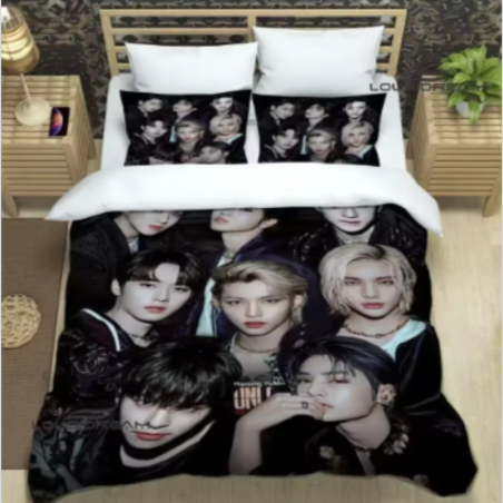 Hot Fashion K-POP Singer M-MONSTAS X Bedding Sets Exquisite Bed