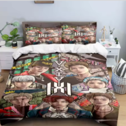 Hot Fashion K-POP Singer M-MONSTAS X Bedding Sets Exquisite Bed