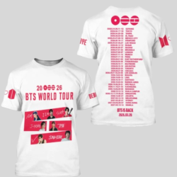 CAMISETA GIRA BTS2026|KPOP